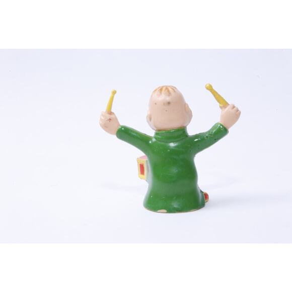 Alvin and the Chipmunks, Drummer, Toy, Little, PVC Figure, Green Outfit, Drums, - Picture 2 of 3